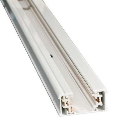 GORGEOUSGLOW 6 ft. Single Circuit Halo Track - White GO1804958